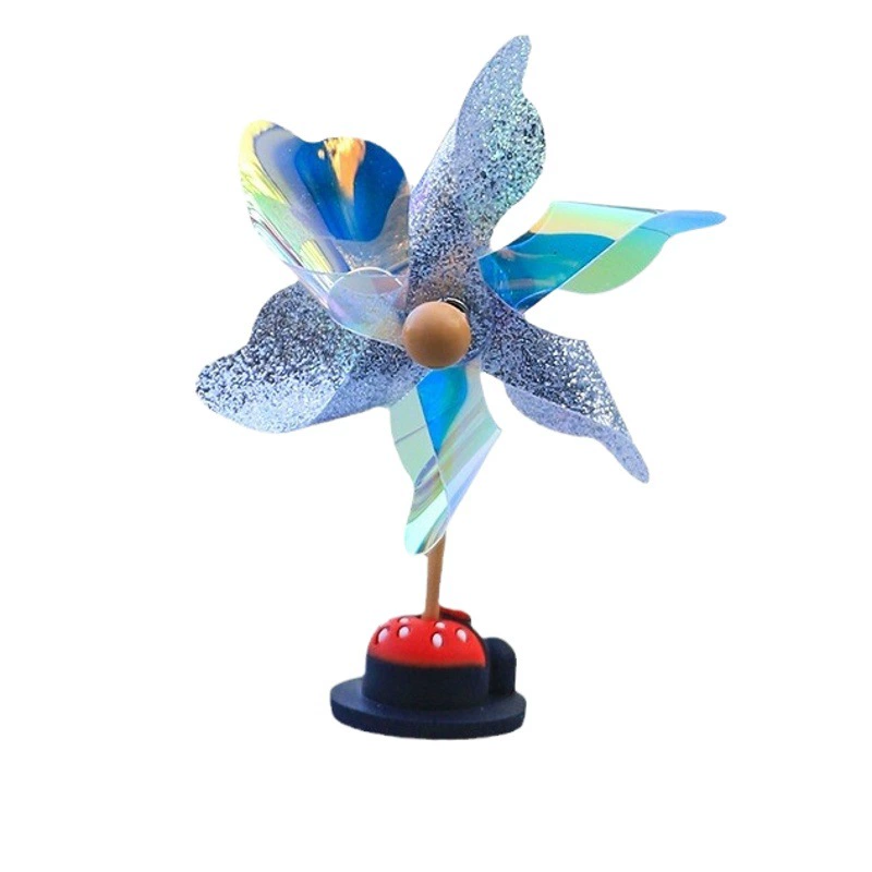 Украшение автомобиля украшение автомобиля автомобильные аксессуары Милая ветряная мельница бамбуковая Стрекоза аккумулятор автомобиль электрический мотоцикл украшение