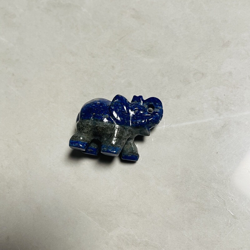天然水晶多种材质小象原石雕刻打磨水晶小象摆件 图 8