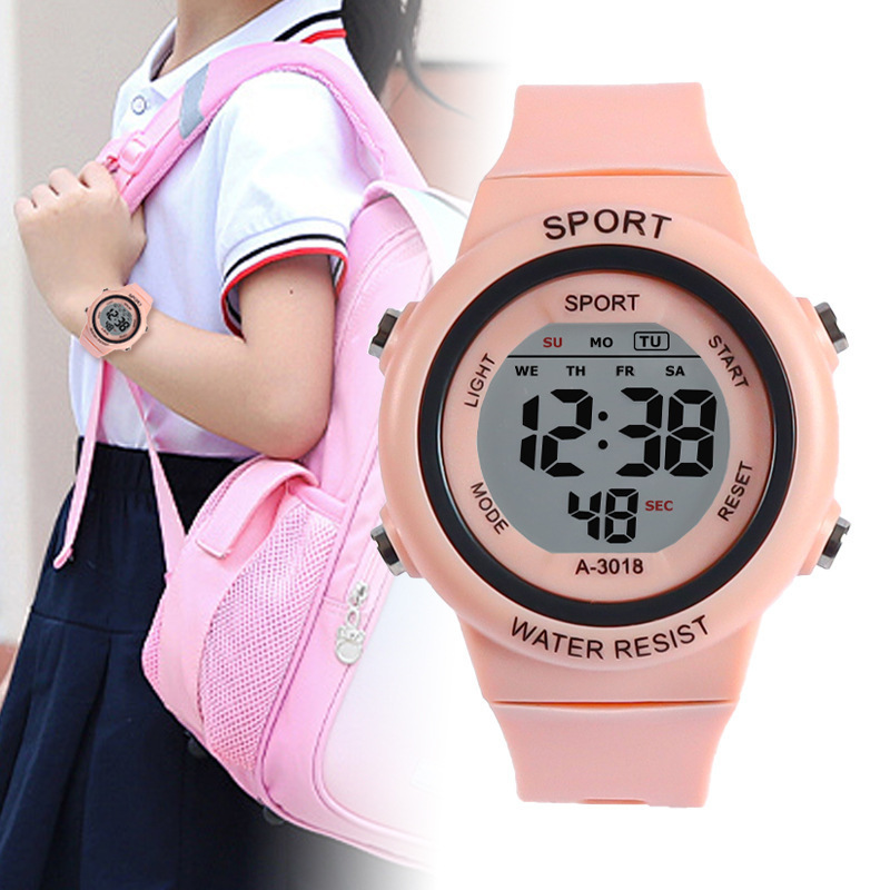 Teenagers Junior High School and High School Student Watches Children Boys and Girls Sports Multi-Functional Waterproof Digital Electronic Watches