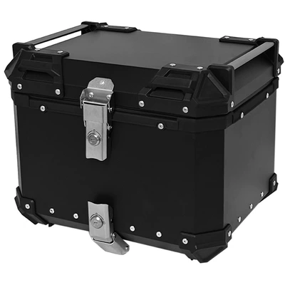 AYAY manufacturers directly supply aluminum alloy trunk trunk electric trunk (Motorcycle Safety Supplies) - flat-black-25l