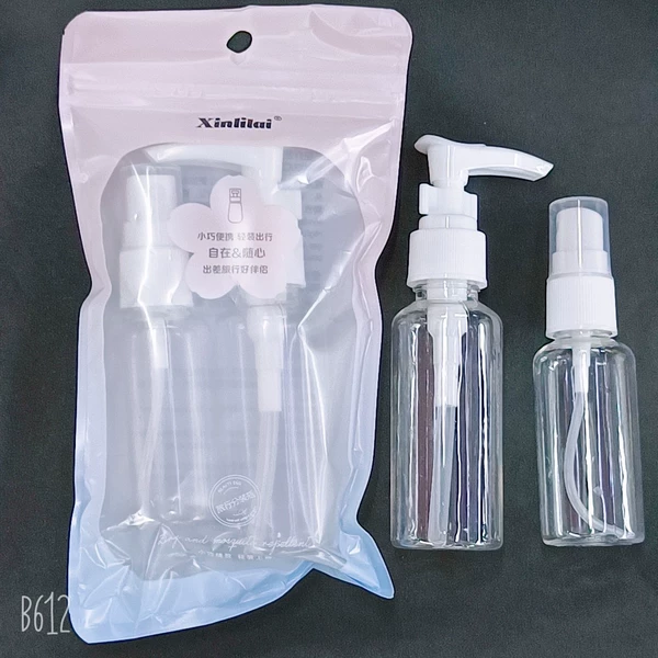 Bottle for traveling, set