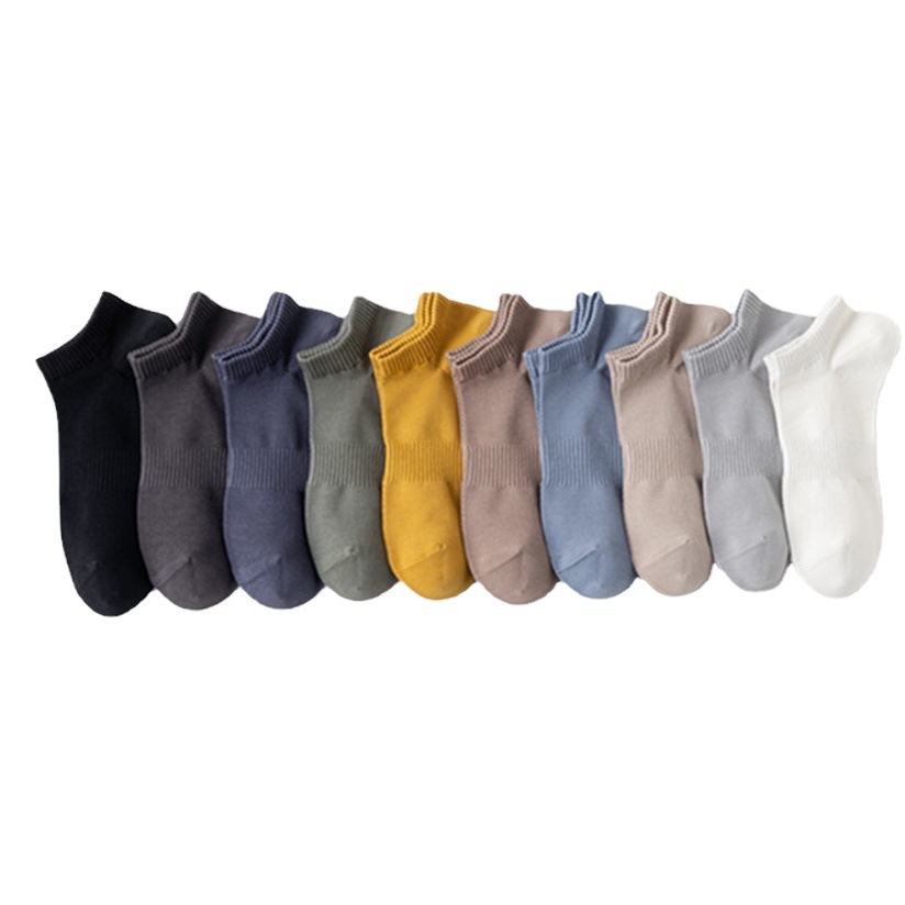 Calcetines de algodón de calcetines de color puro Hombre Calcetines de malla transpirable calcetines de barco invisible delgada japonesa de verano para Hombre Calcetines al por mayor