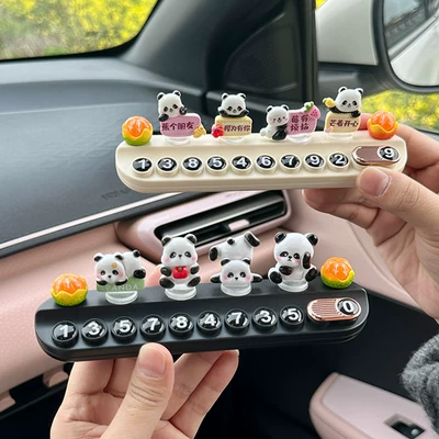 Nömrəli dayanma kartı and Cute Panda Car Phone