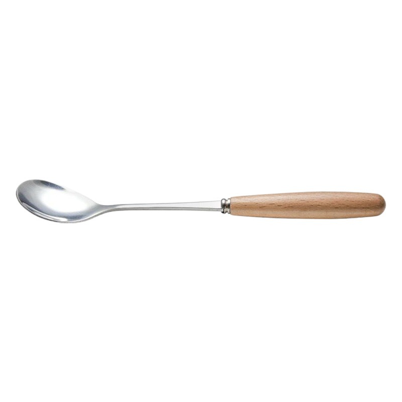 Hogar mango de madera de acero inoxidable 304 tamaño comedor cuchillo tenedor cuchara palillos cocina portátil suministros vajilla mango de madera creativa