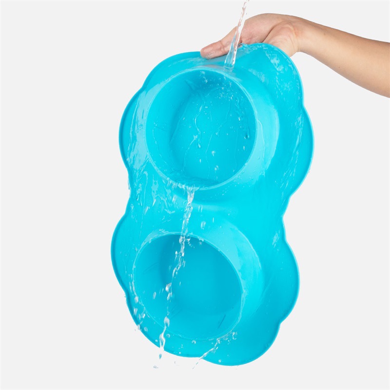 亚马逊热销新款硅胶宠物垫 长方形防溢易清洁硅胶狗垫 宠物用品