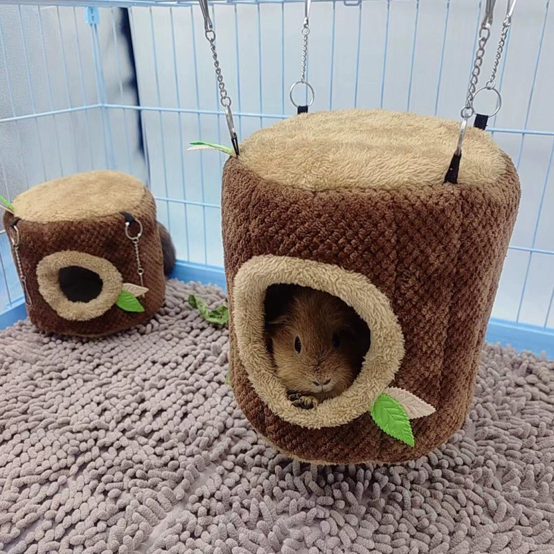 Попугайное дерево, дырка от цыплят, хлопковое гнездо, сон зимой, тёплое гнездо, избежание утолщения зимнего артефакта, зима запасы кролика хомяка