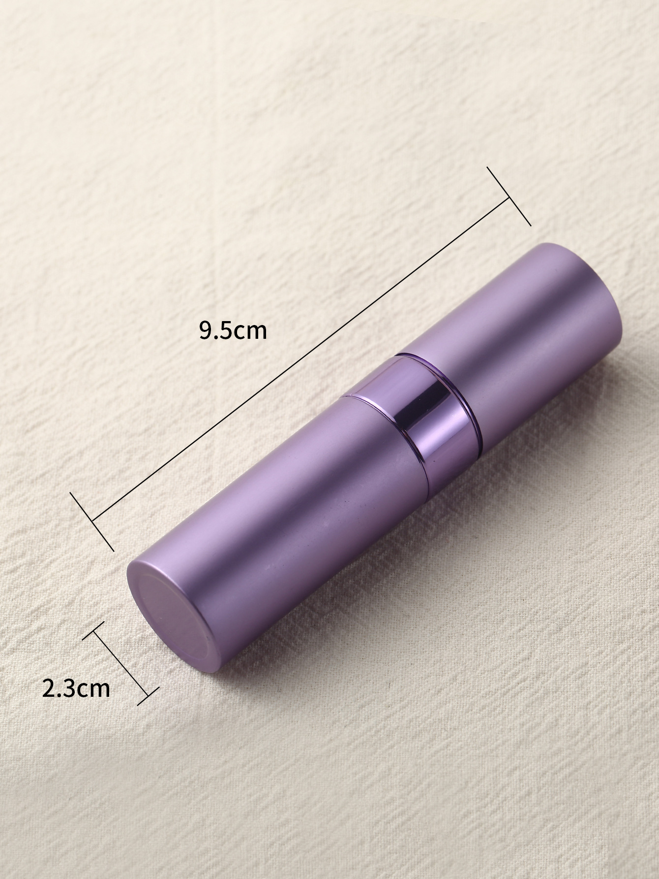 8ml botella de perfume giratoria de alta gama Mini portátil pequeño perfume de alta apariencia sub-botella de aluminio botella de spray oral