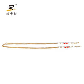 新款眼镜绳眼镜链 网红珠珠金属口罩链子 成人挂链防掉防滑绳挂绳