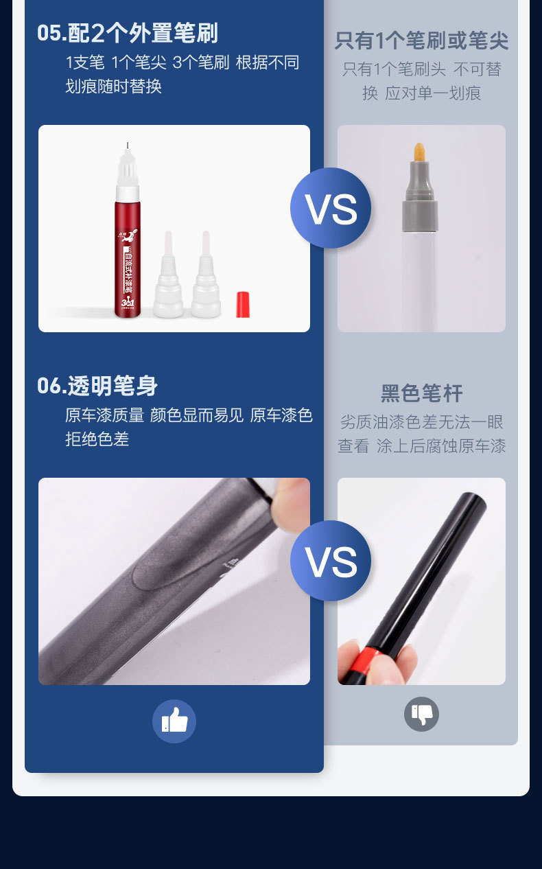 Suitable for Geely Xingyue Special Touch-Up Paint Pen, Vanilla, Rice, and Basil Green Car Paint Scratch Repair Magic Tool, Paint Repair Supplies