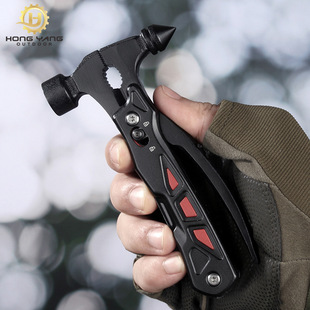 J8 Aluminum Alloy Hammer Stainless Steel Life-Saving Hammer Window Breaker Sub-Car Outdoor Tool Car-Mounted Car Hammer Multi-G3