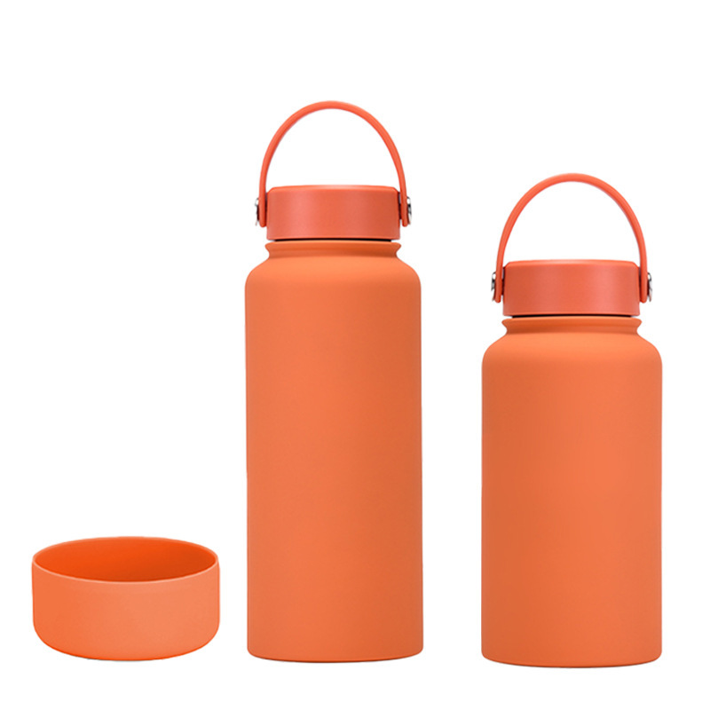 304 olla espacial de aislamiento de acero inoxidable patrón de logotipo personalizado taza de aislamiento antideslizante taza de agua deportiva al aire libre de gran capacidad