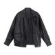 Maillard Leather Coat American Sweet Cool Wear Brown Leather Coat Windproof Loose American Vintage Biker Jacket