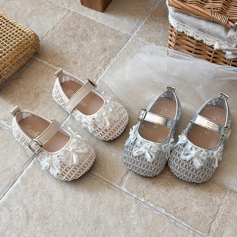 Niños a través de la red 2026 verano nuevas niñas zapatos princesa zapatos de bebé con suela suave zapatos Lefour image 5