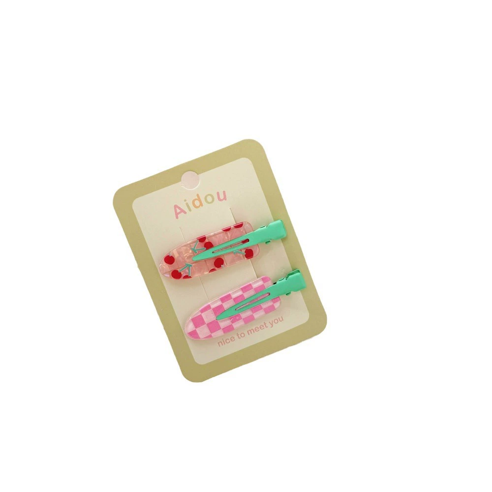 Cute hairgrip, acrylic hairpins, bangs, 2 pieces