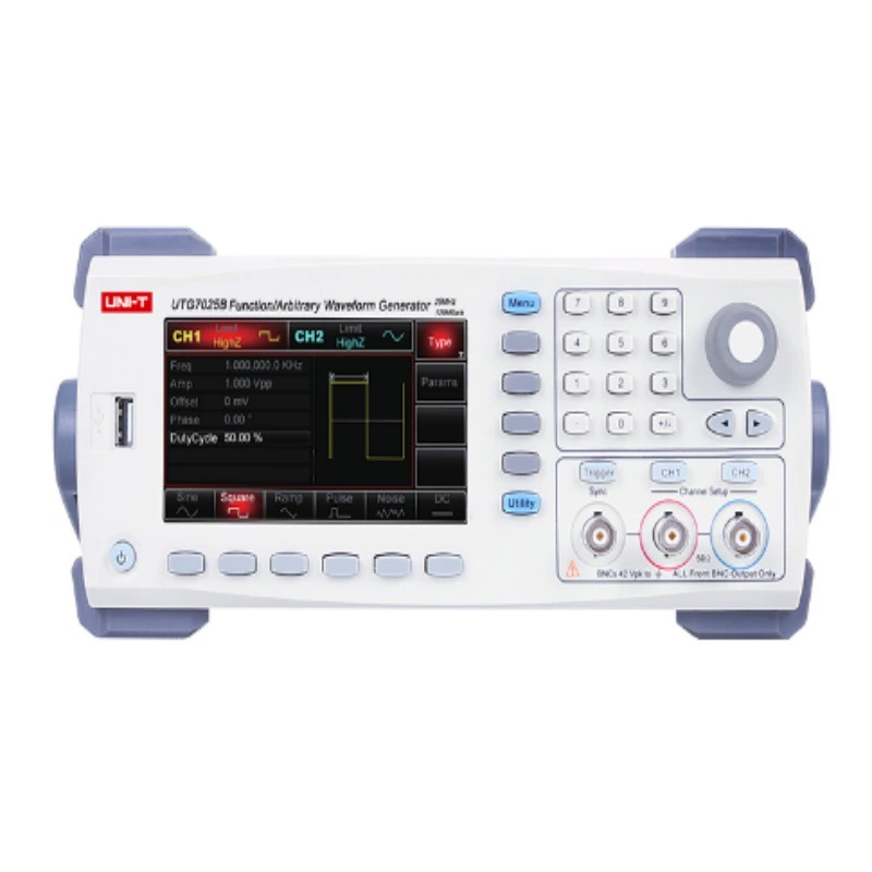 Uliide UTG7025B двухканальный генератор сигналов произвольной формы, максимальная выходная частота 25 МГц