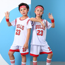 儿童篮球服套装男童科比24号球衣女幼儿园表演运动比赛训练服定制