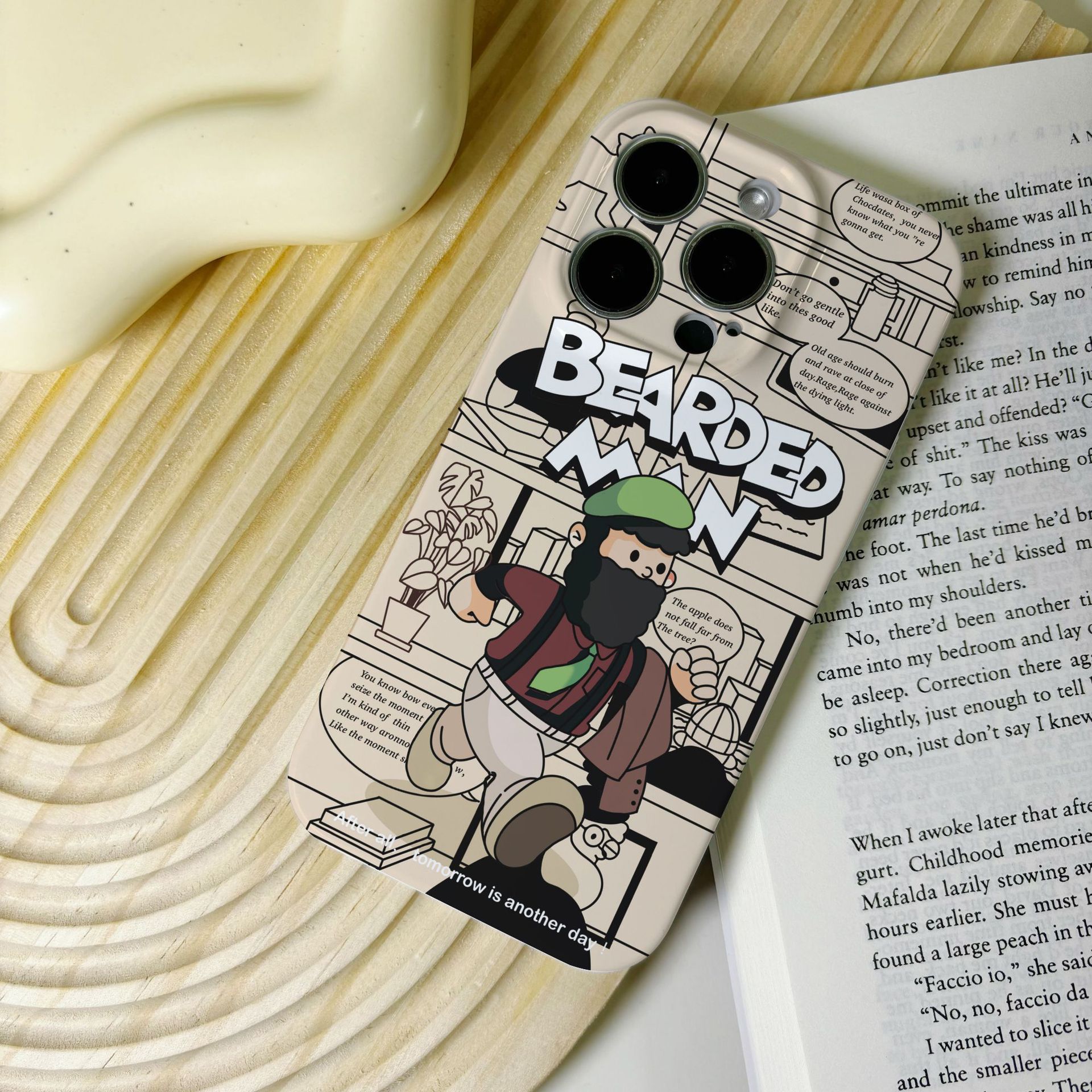 Coque téléphone beard boy pour iphone 15 14 13 12 11 anti-choc_voghion.com