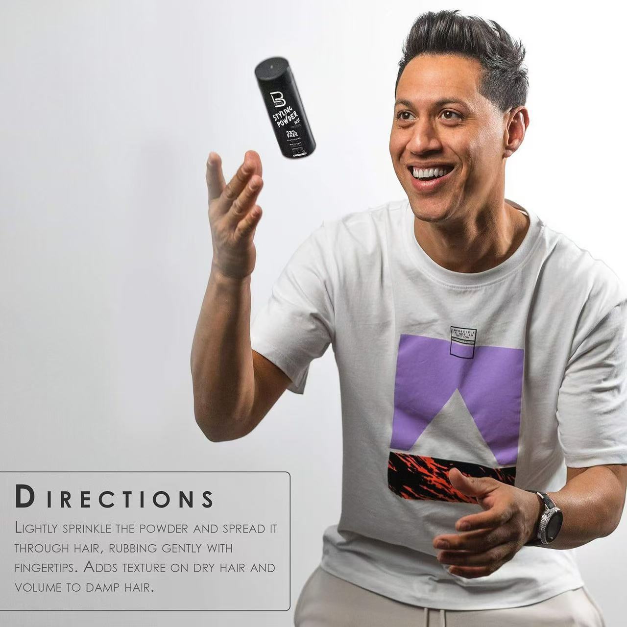 Transfronterizo amazontop polvo de estilo para hombres polvo de estilo para el cuidado del cabello polvo de estilo para hombres