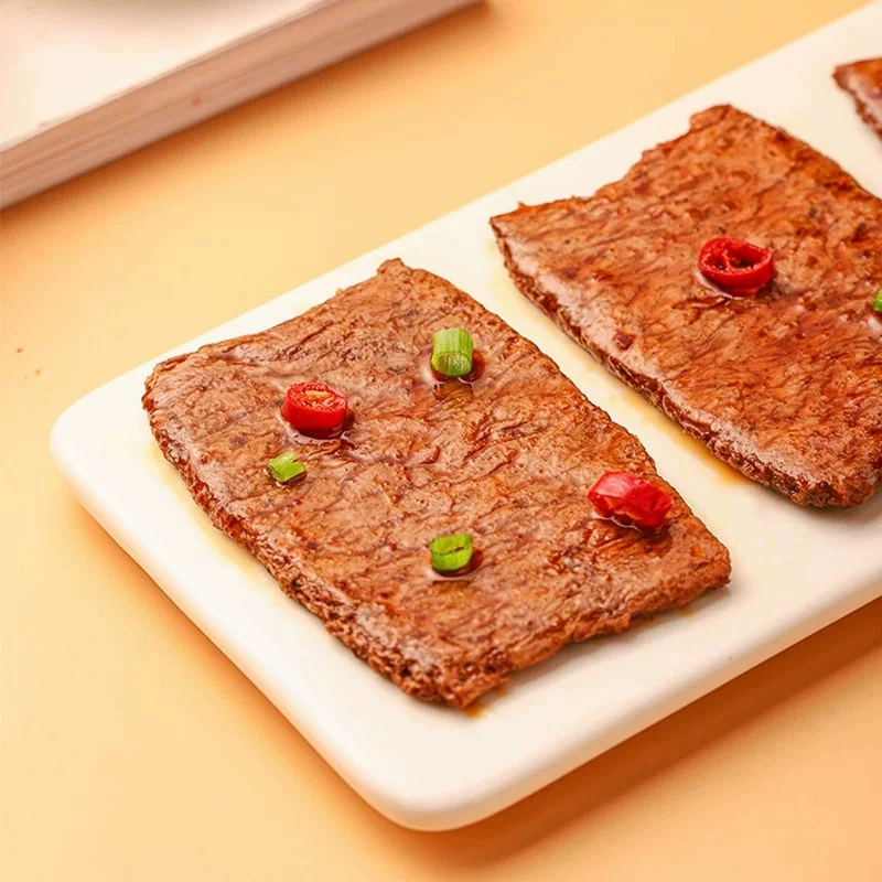 Снэк из стейка из нарезанной соевой стейки 24 г × 20 упаковок — острый, BBQ и региональные вкусы
