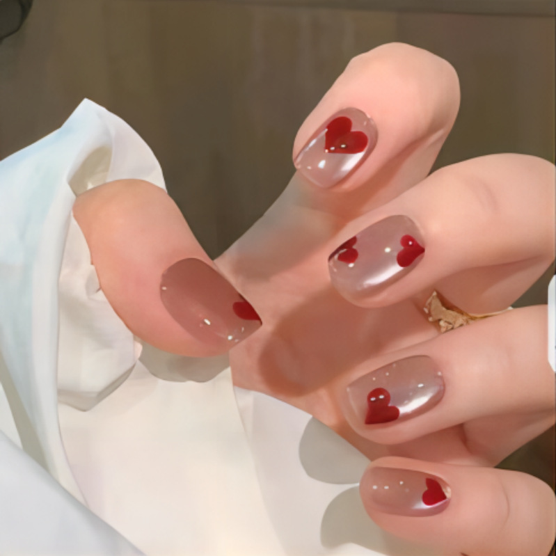 Yiyi Dance 10 piezas de uñas hechas a mano, terapia de luz, uñas, dopamina, uñas, uñas, parches al por mayor