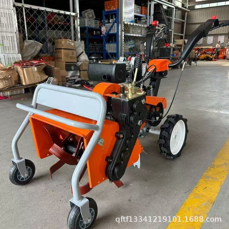 173柴油大马力除草机 双离合自走式碎草还田松土微耕机四驱锄草机