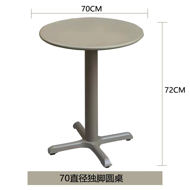 Mesa redonda de un solo pie de 70 diámetro