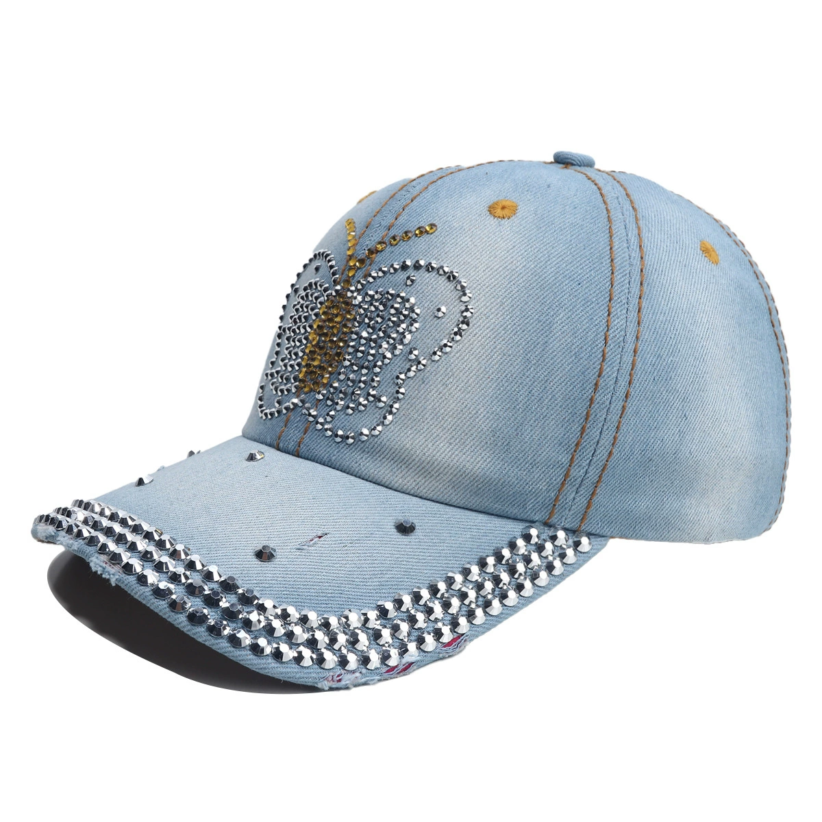Denim Baseball Cap (Mosey) Unisex, Adjustable 56–58 cm, Summer Sun Hat