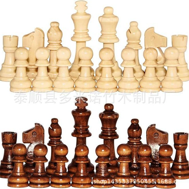 Фабрика поставляет трансграничные горячие деревянные шахматы из цельного дерева