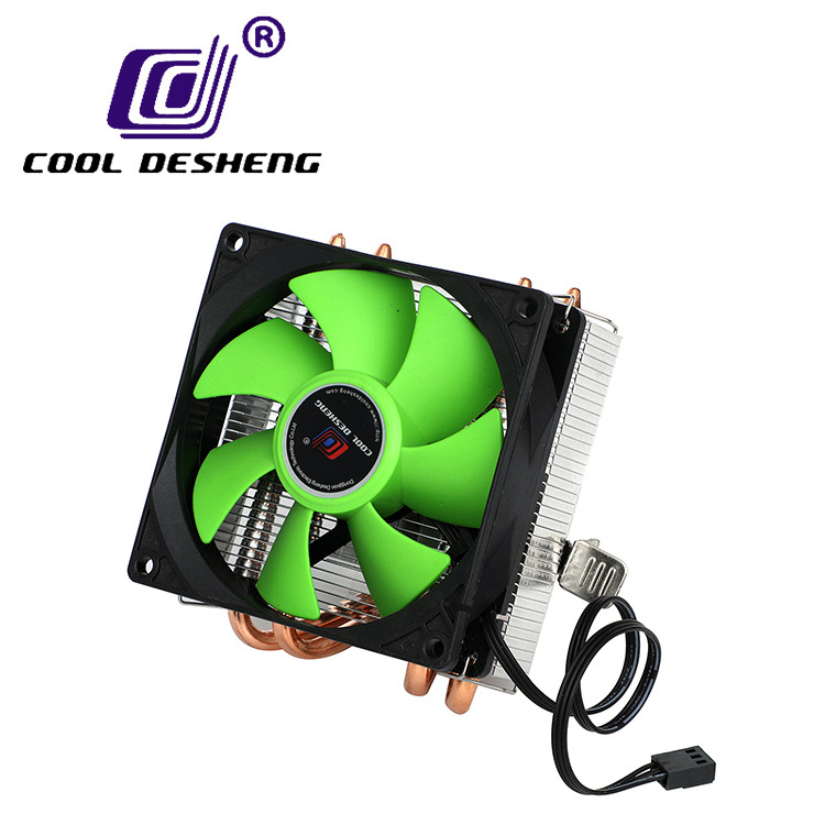4 Blowing down the pierced CPU radiator fan black silent chassis table -type air -cooler cabinet cooling fan