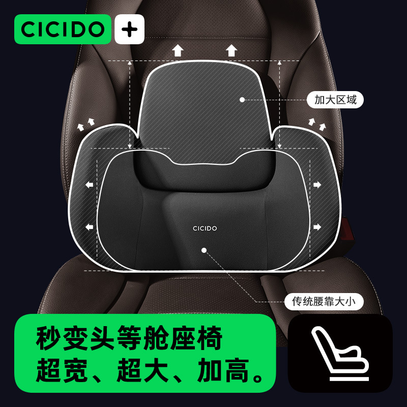 CICIDO [tecnología de Patentes] cintura soporte artefacto respaldo coche cintura cojín asiento cojín conducción coche cintura soporte