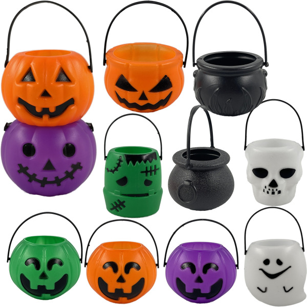 Pumpkin can witch can witch can purple demon barrel green monster…