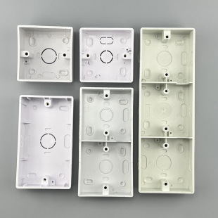 3X3 British Standard 86 Type Junction Box 146 Type Mounting Box Pvc British Style Switch Socket Concealed British Standard Outlet Box