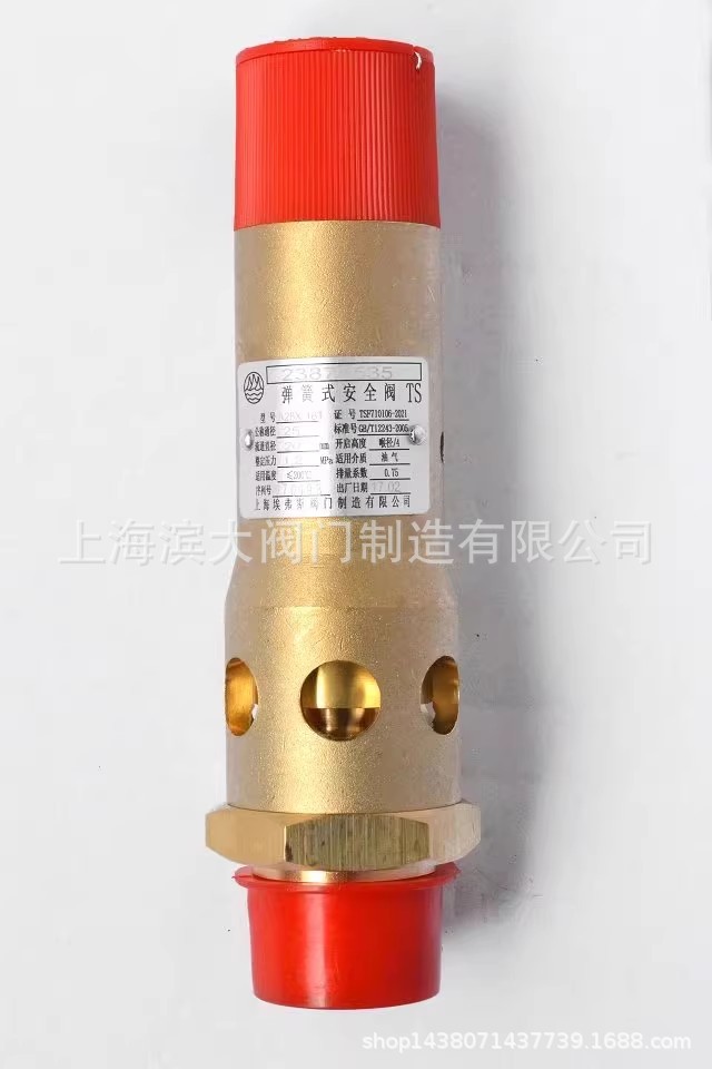 上海埃弗斯阀门非标全铜安全阀A28X-16T  C 非标全铜安全阀DN32