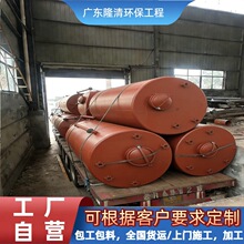 卧式钢衬胶储罐耐腐蚀衬胶烧碱罐发电厂卧式柴油罐双层防渗漏