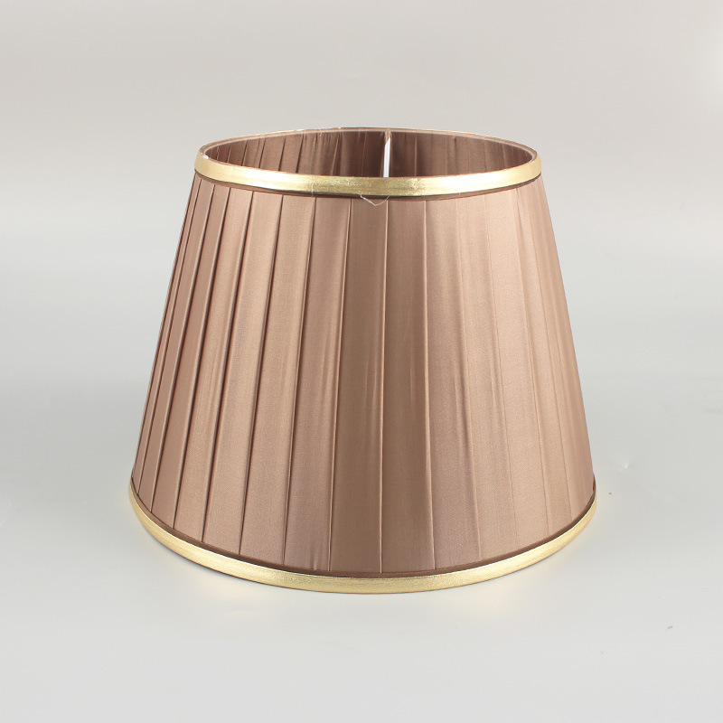 Estilo europeo nostálgico tela plegable pantalla multi-color opcional lámpara de mesa dormitorio sala de estar del hotel tela pantalla accesorios de iluminación