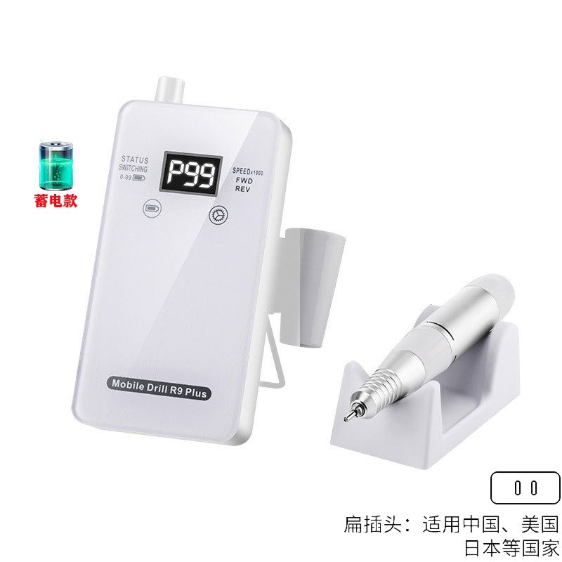 Disposición de almacenamiento eléctrico de 35000rpm ajustable velocidad de rotación de la máquina de molienda eléctrica especial para la tienda de uñas