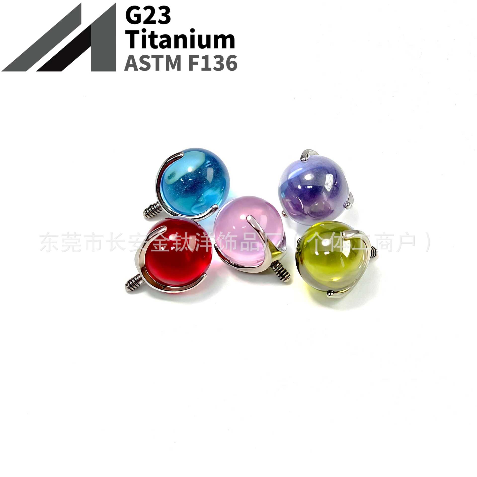16G labret stud size and finish detail