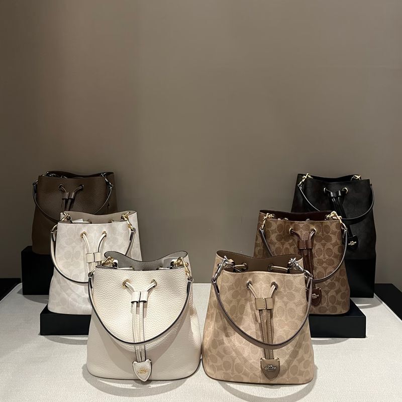 Kou C's New Rowan Drawstring Bucket Bag Single Shoulder Handbag Crossbody Underarm Commuter Women's Bag Fortune Bucket Bag Kou C's New Rowan Drawstring Bucket Bag Single Shoulder Handbag Crossbody Underarm Commuter Women's Bag Fortune Bucket Bag