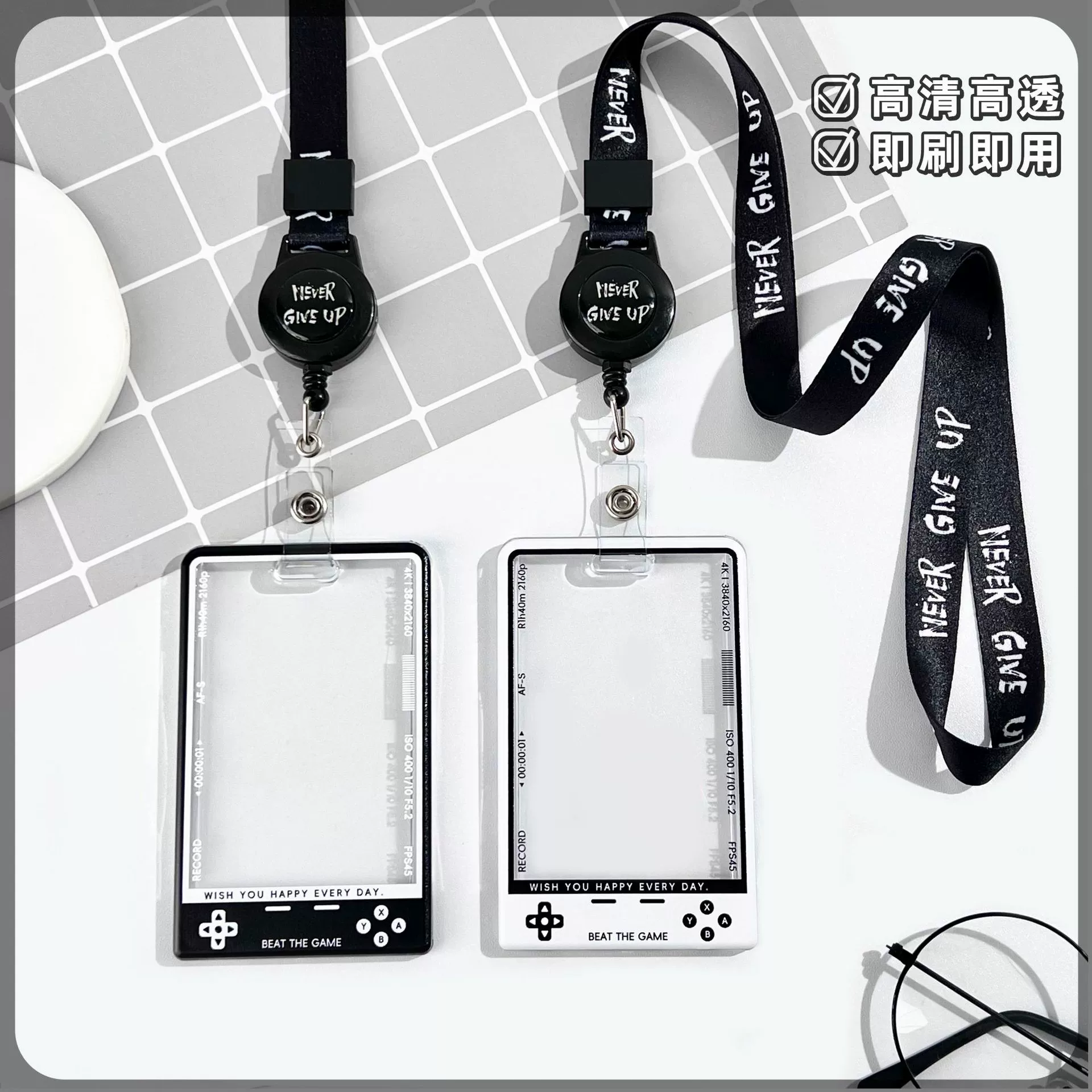 Прозрачный набор карточек для карточек для карточек для старших студентов