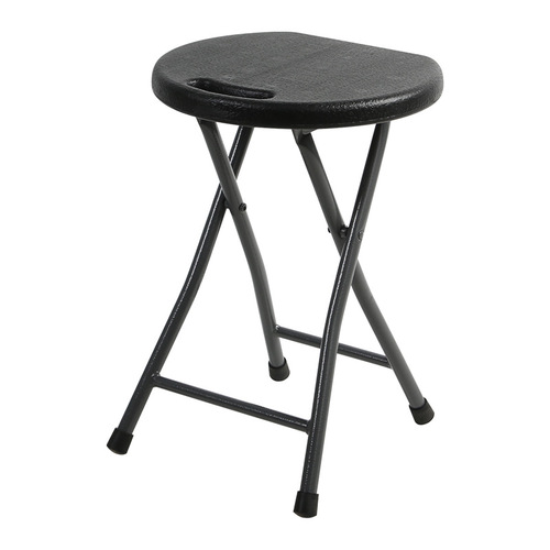 Foldable stool small round plate stool outdoor simple lightweight plastic chair home space-saving high stool portable chair