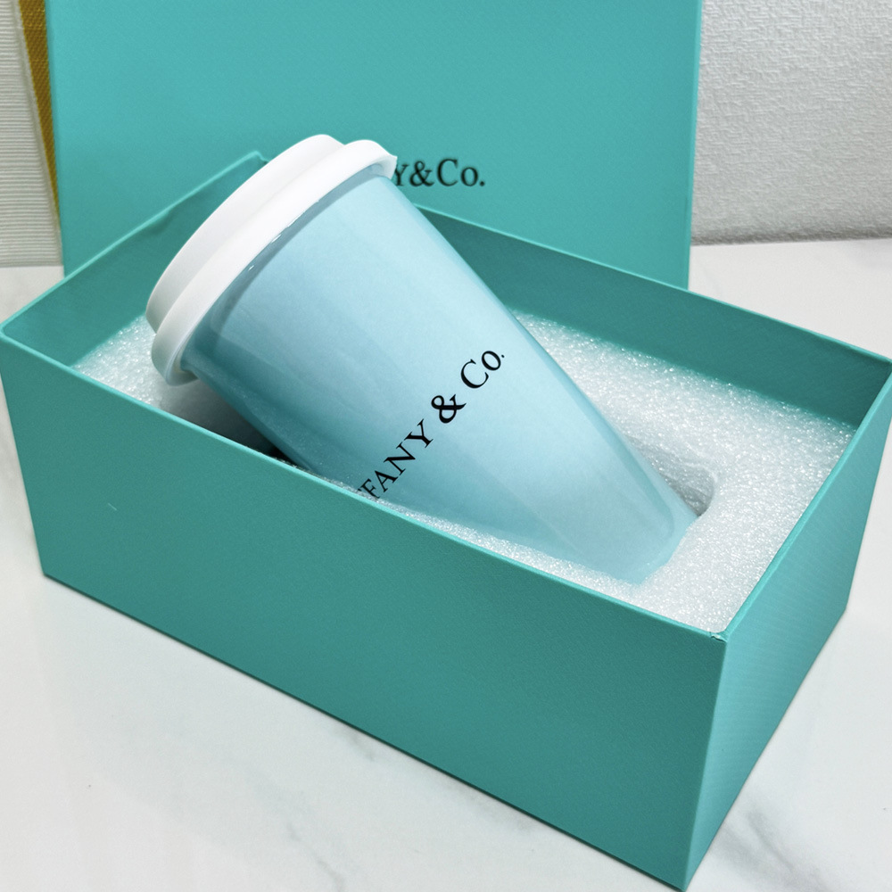 450ml 실리콘 뚜껑 컵(파란색 1개)