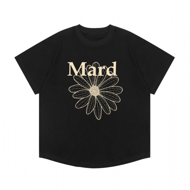 【カウンター品質】韓国マルディトレンドブランド半袖Tシャツリトルデイジードーマンプリントラウンドネックピュアコットンクロスボーダー|undefined