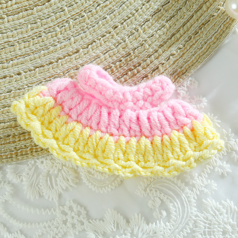 옐로우와 핑크 투톤 스커트