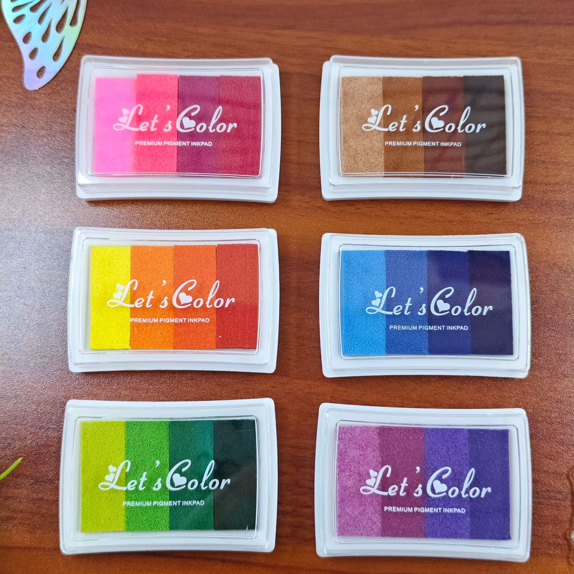 Ink pad, seal, gradient