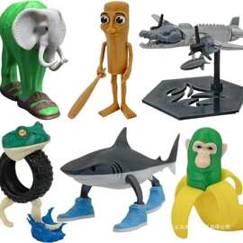 跨境新品Wear shoes sharks穿鞋鲨鱼TungTungTung Sahur+ Tralala