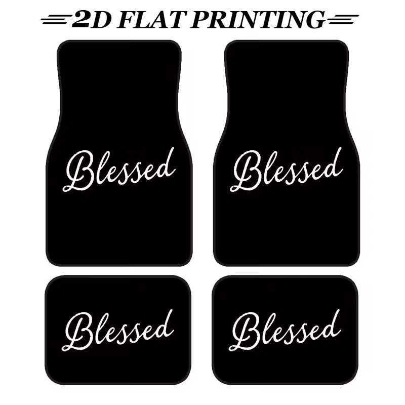 Cross-Border Dropshipping of Crystal Velvet Dirt-Resistant and Easy-Care Floor Mats, Four-Piece Set of All-Season Car Floor Mats, Available for Dropshipping