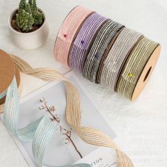 麻リボン漁糸麻カラージュートリボンジュート繊維ギフト工芸品装飾飾り