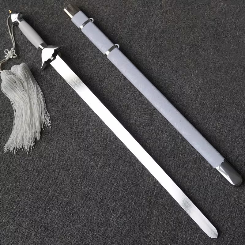 Dance Sword, Stage Dance Sword, Martial Arts Sword, Unsharpened, Women's Morning Exercise Tai Chi Sword, Ancient Style Prop Soft Sword Dance Sword, Stage Dance Sword, Martial Arts Sword, Unsharpened, Women's Morning Exercise Tai Chi Sword, Ancient Style Prop Soft Sword