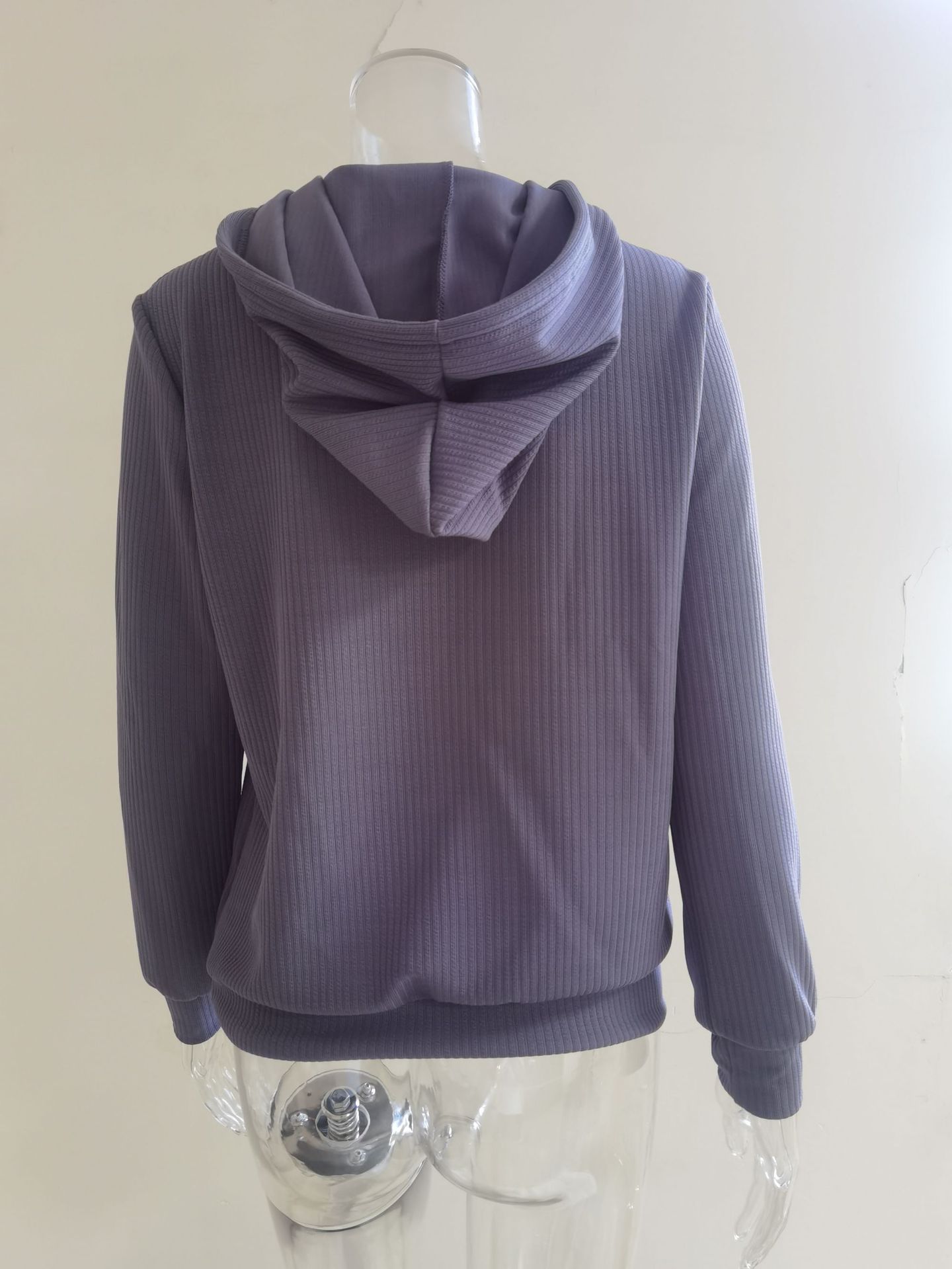 Women's Hoodie Long Sleeve Hoodies & Sweatshirts Casual Solid Color display picture 9