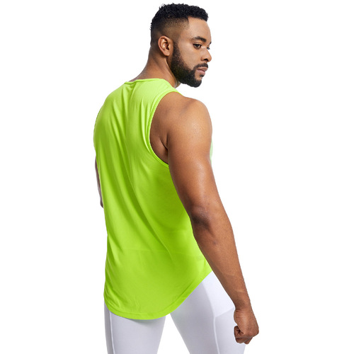 Cross-border loose large code men's quick-drying breathable sleeveless fitness top training sweat basketball vest